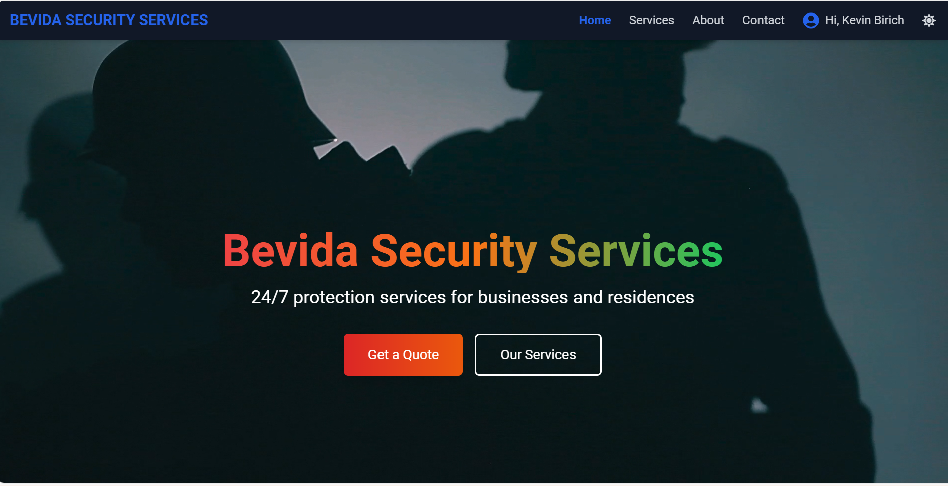 Security Firm Web App